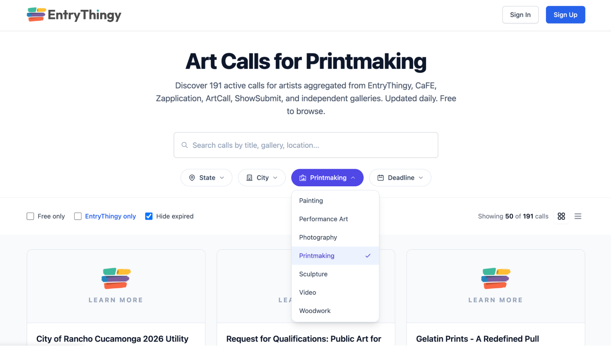 EntryThingy printmaking filter screenshot